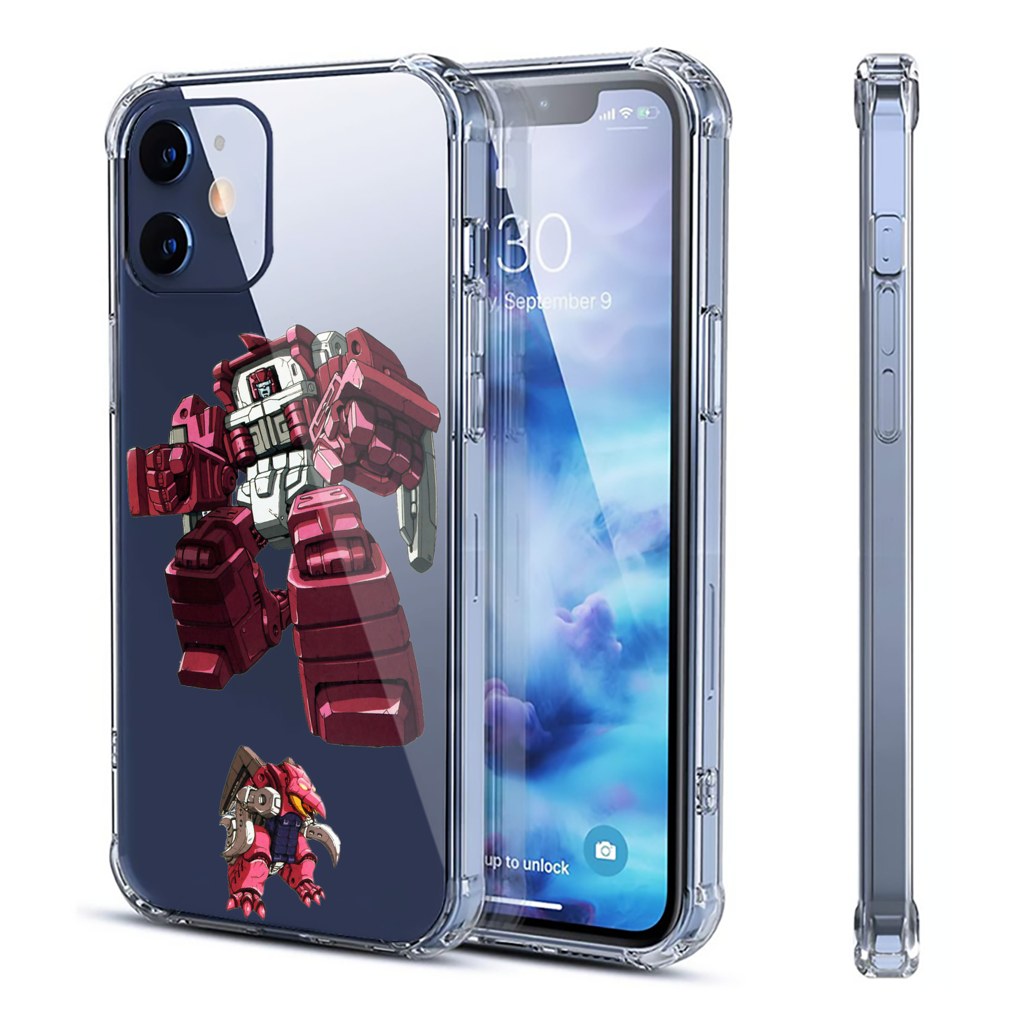 （画像用）  【iPhone 12シリーズ対応】透明スマホケース（クリアソフトケース）